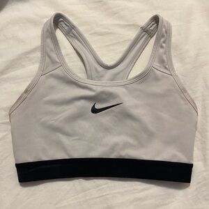White Nike Dri-Fit Sports Bra | Size XS